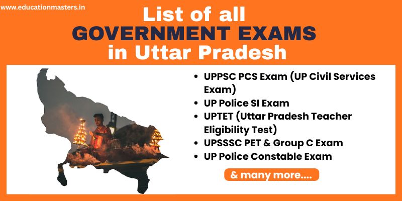 List of all Government Exams in up